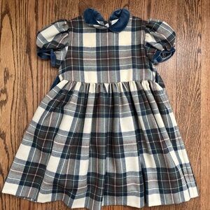 Papo d’Anjo size 6 stunning plaid holiday dress